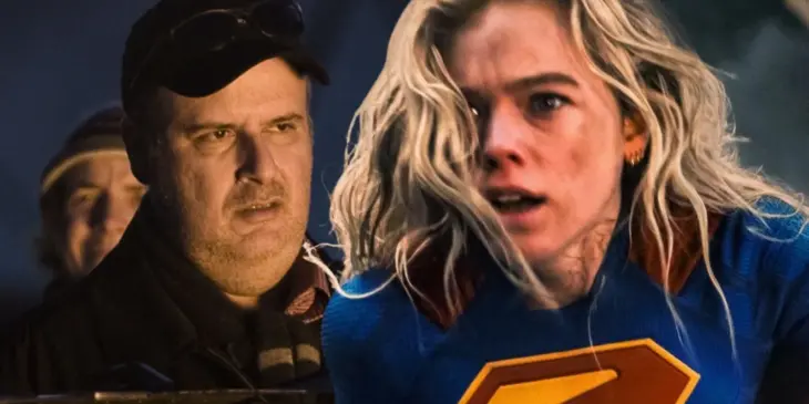 Alex Proyas e Milly Alcock em Supergirl