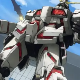 Gundam Unicorn em cena do Capítulo 6 de Star Blazers: Space Battleship Yamato 3199