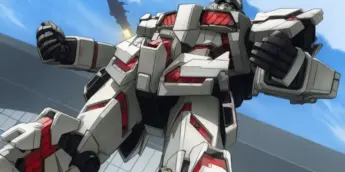 Gundam Unicorn em cena do Capítulo 6 de Star Blazers: Space Battleship Yamato 3199