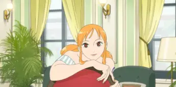 Nami em cena de One Piece Heroines