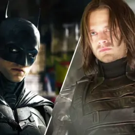 Robert Pattinson como Batman e Sebastian Stan como Soldado Invernal