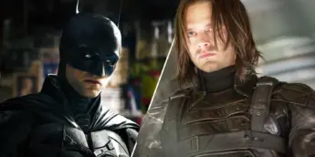 Robert Pattinson como Batman e Sebastian Stan como Soldado Invernal