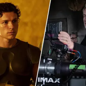 Tom Holland e Christopher Nolan, ator e diretor de A Odisseia
