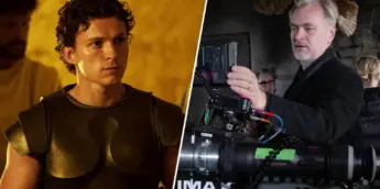 Tom Holland e Christopher Nolan, ator e diretor de A Odisseia