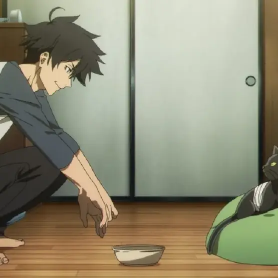 Jiro Azuma e Rago em cena do Episódio 1 de Black Torch