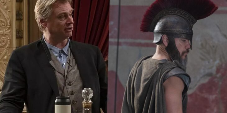 Christopher Nolan e Matt Damon, diretor e astro de A Odisseia