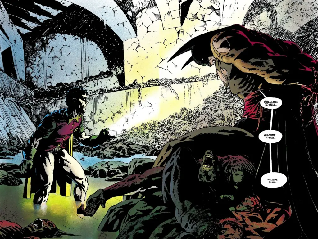 Robin e Batman em Batman: O Messias