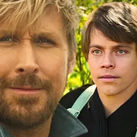 Ryan Gosling, de Star Wars Starfigher, e Luke Skywalker