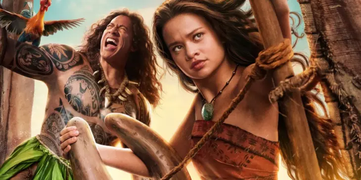 Moana e Maui em live-action da Disney