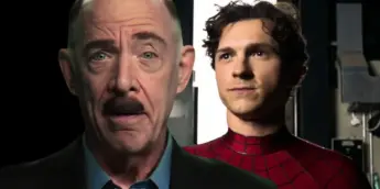 J.K. Simmons e Tom Holland, o Homem-Aranha do MCU