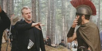 Christopher Nolan e Matt Damon nos bastidores de A Odisseia