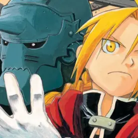 Al e Edward em capa do Volume 1 de Fullmetal Alchemist