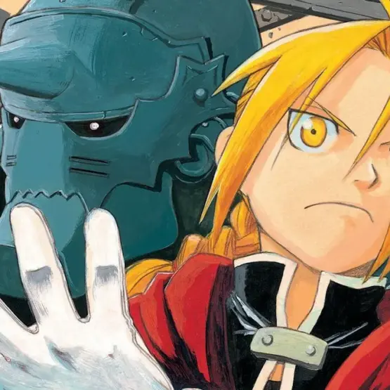 Al e Edward em capa do Volume 1 de Fullmetal Alchemist