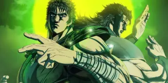 Kenshiro e Rei em pôster do segundo cour de Hokuto no Ken