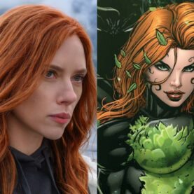 Scarlett Johansson e a Hera Venenosa, vilã do Batman