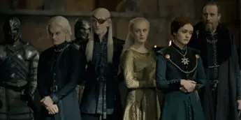 Parte da família Targaryen em A Casa do Dragão