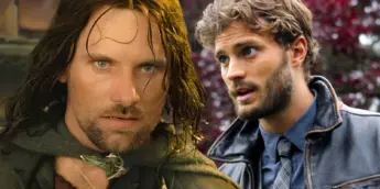 Aragorn e Jamie Dornan de O Senhor dos Anéis