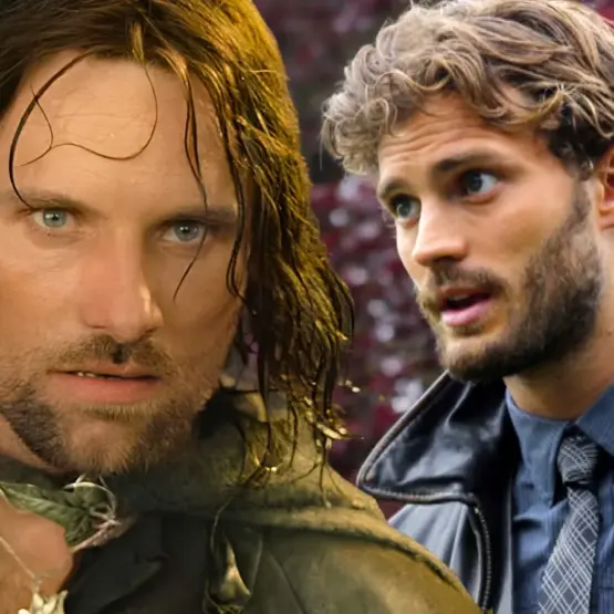 Aragorn e Jamie Dornan de O Senhor dos Anéis