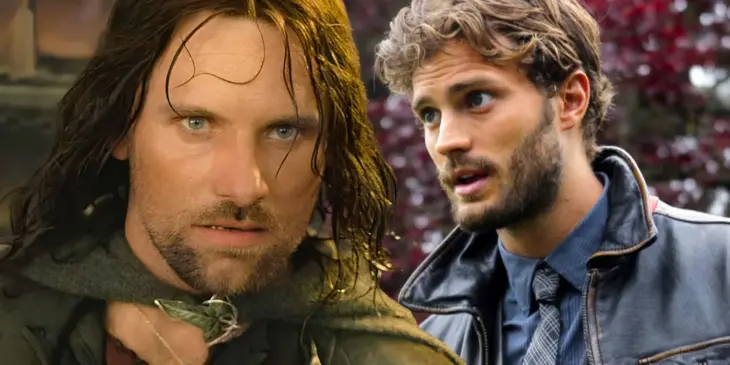 Aragorn e Jamie Dornan de O Senhor dos Anéis