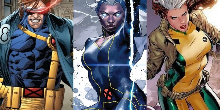 Ciclope, Tempestade e Vampira, dos X-Men