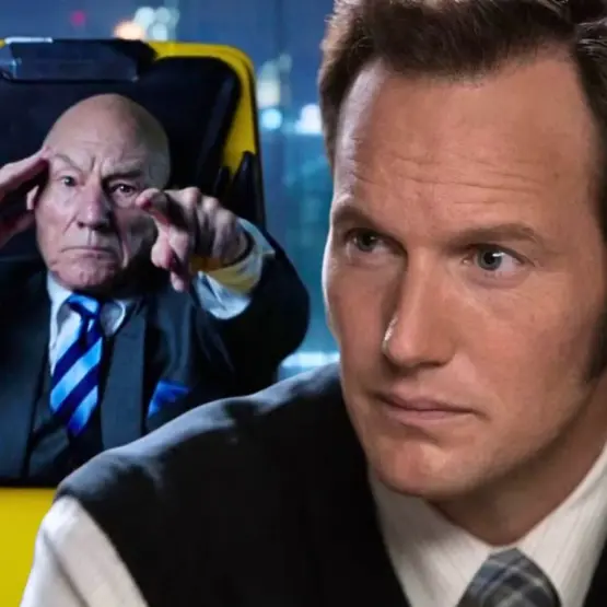 Patrick Wilson e o Professor X de X-Men