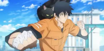 Jiro e Rago na abertura de Black Torch