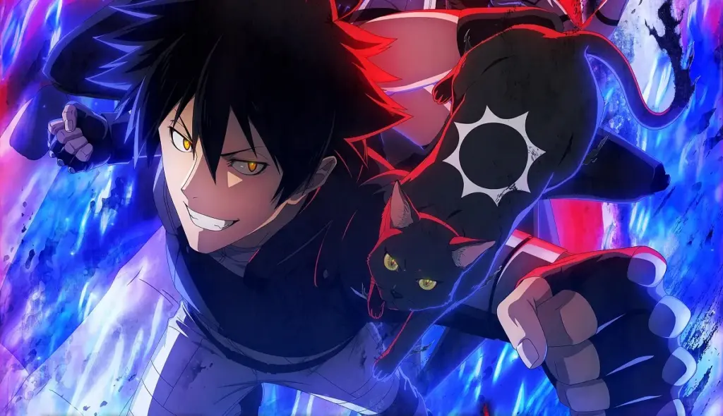 Jiro e Rago em pôster de Black Torch