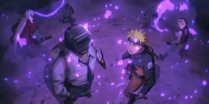 Naruto x PUBG MOBILE curta animado