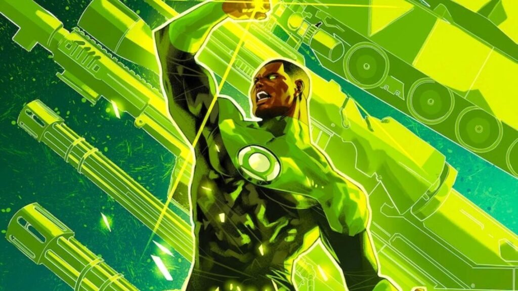Construções de John Stewart com o Anel de Lanterna Verde