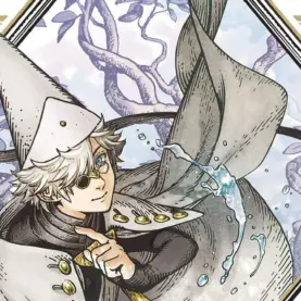 Qifrey em capa do Volume 3 de Witch Hat Atelier