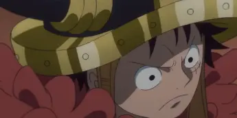 Monkey D. Luffy em cena do Episódio 1.170 de One Piece