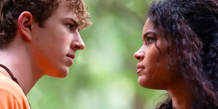 Percy Jackson e Thalia se confrontam