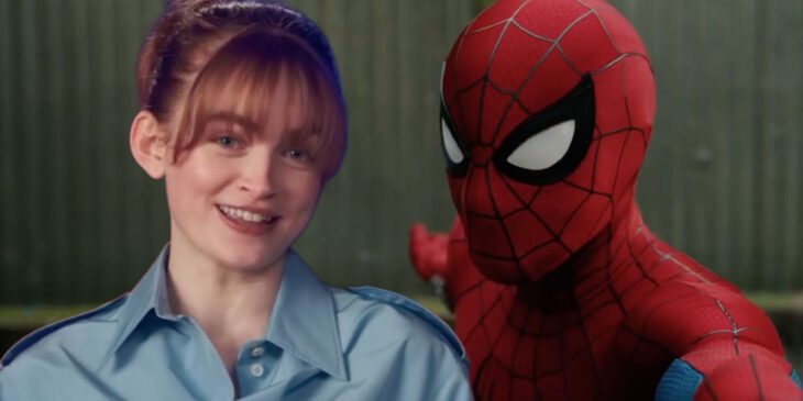 Sadie Sink e o Homem-Aranha de Tom Holland