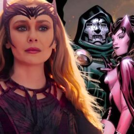 Feiticeira Escarlate em Vingadores Doutor Destino