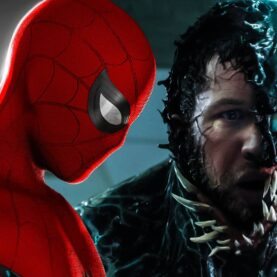 Homem-Aranha de Tom Holland e Venom de Tom Hardy