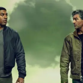 John Stewart e Hal Jordan na série Lanternas