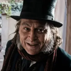 Johnny Depp em Ebenezer e os Fantasmas do Natal