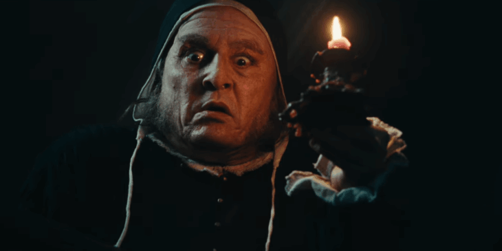 Johnny Depp em Ebenezer e os Fantasmas do Natal