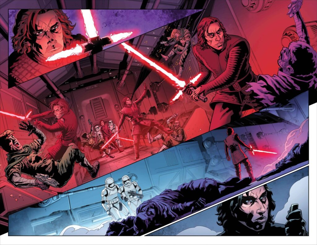 Prévia da primeira edição de The Fall of Kylo Ren