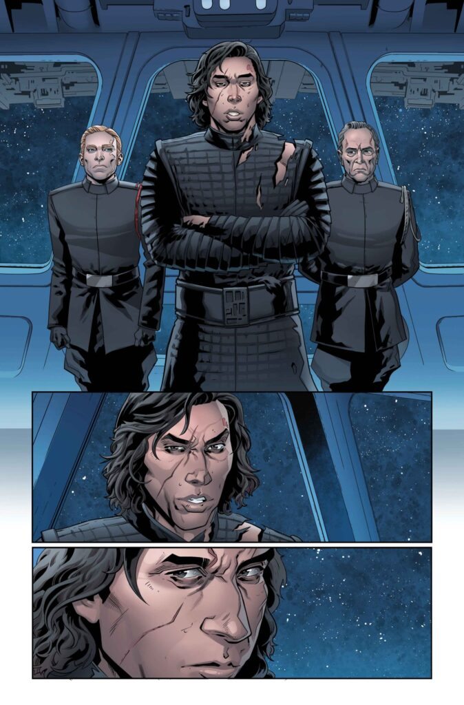 Prévia da primeira edição de The Fall of Kylo Ren