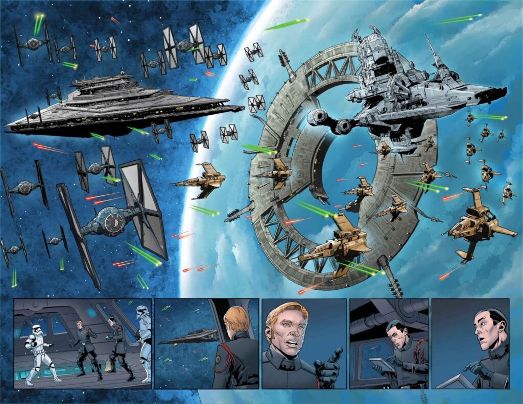 Prévia da primeira edição de The Fall of Kylo Ren