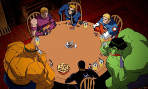 Vingadores-jogando-poker