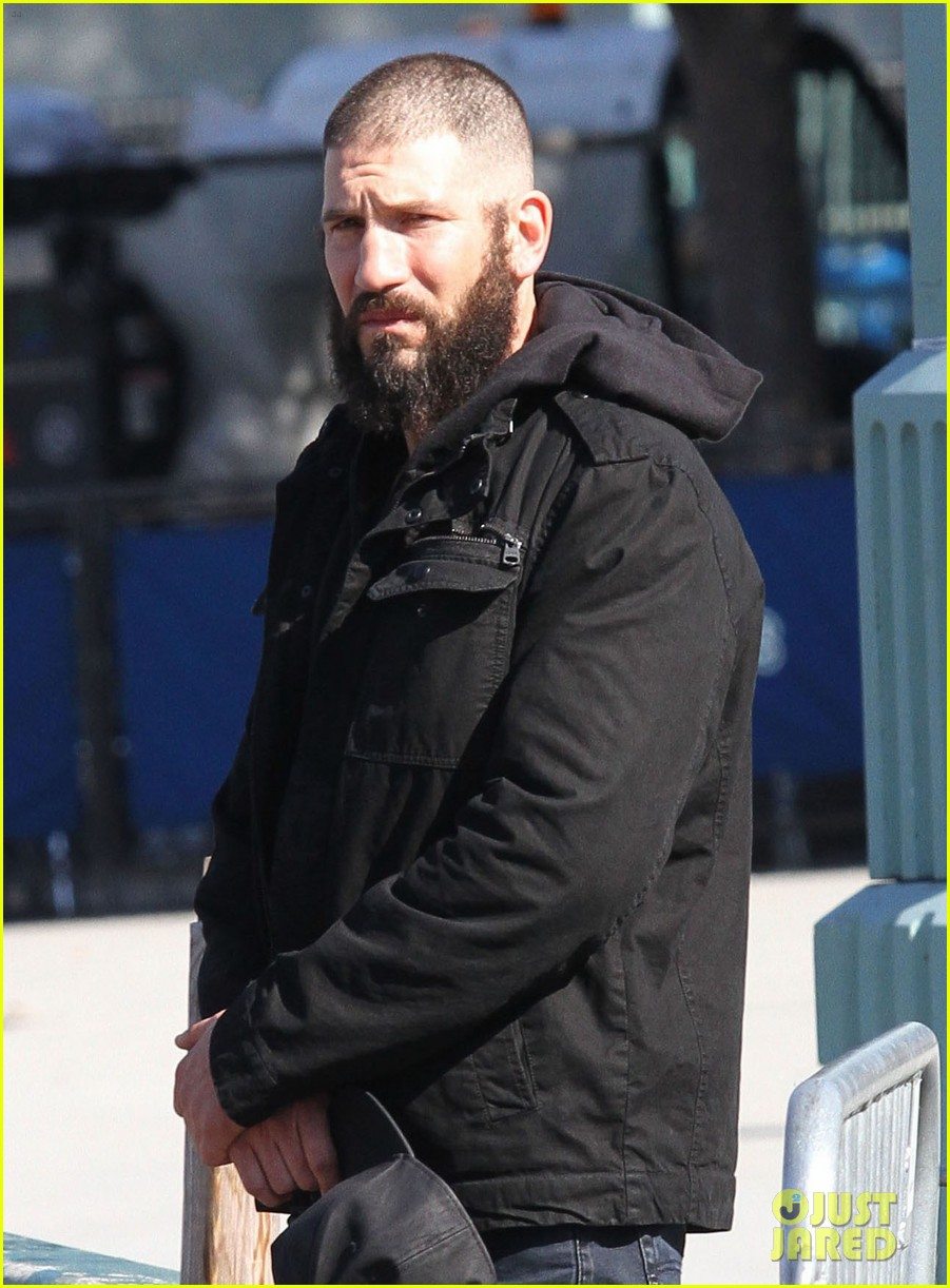 Jon Bernthal On The Set Of 'The Punisher'