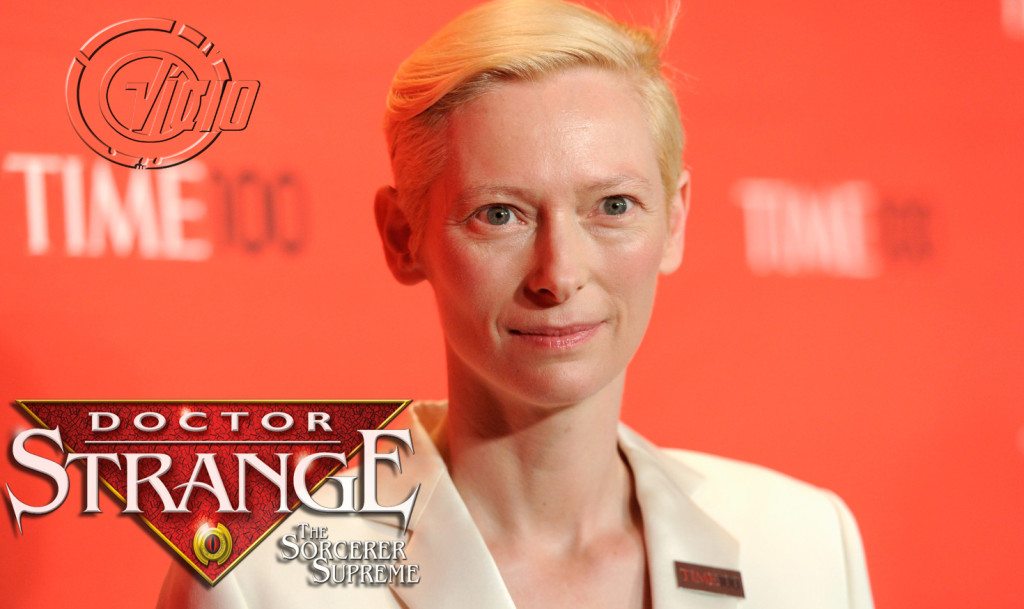 Actress Tilda Swinton attends the TIME 100 gala, celebrating the 100 most influential people in the world, at the Frederick P. Rose Hall on Tuesday, April 24, 2012 in New York. (AP Photo/Evan Agostini)