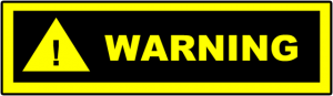 warning